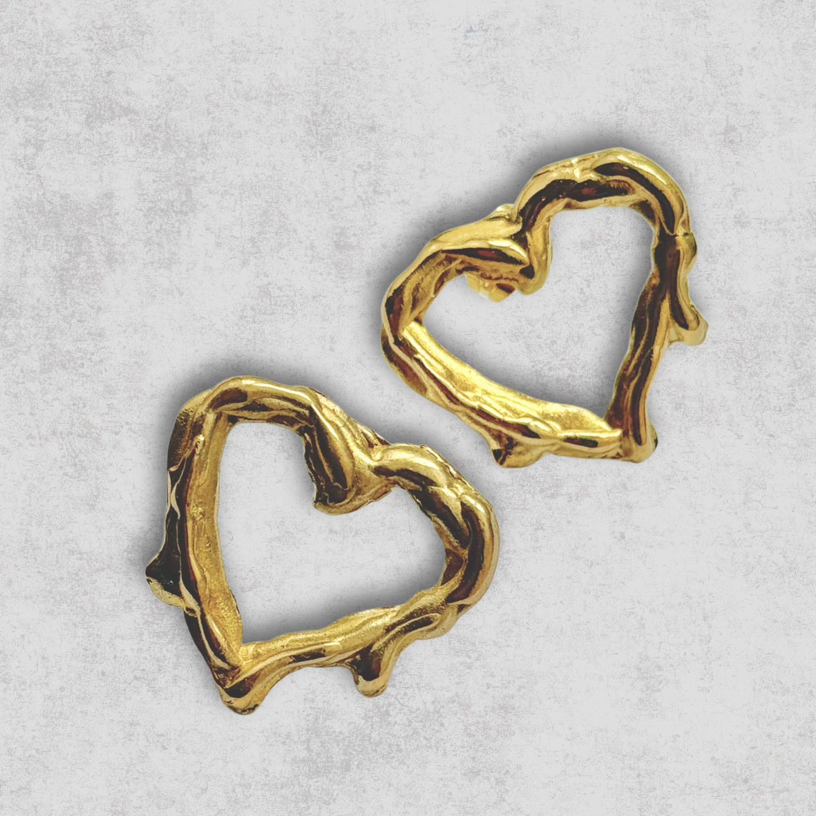 Melted mini hearts